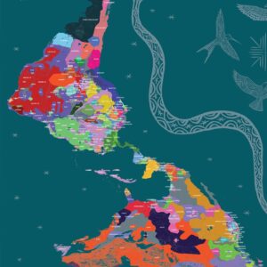 mapas da exposição Nhe’ẽ Porã
